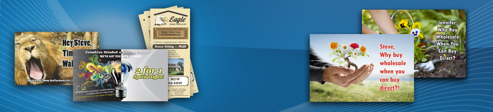 Image of mail peices from Mailings unlimited