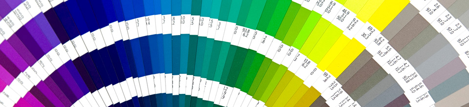 Image of color swatch book