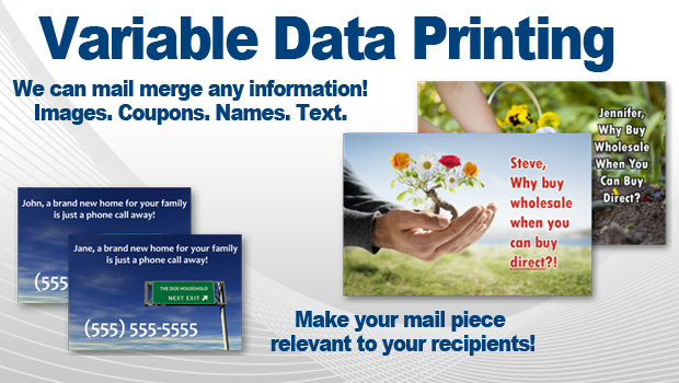 Mailing Unlimited Variable Data slider